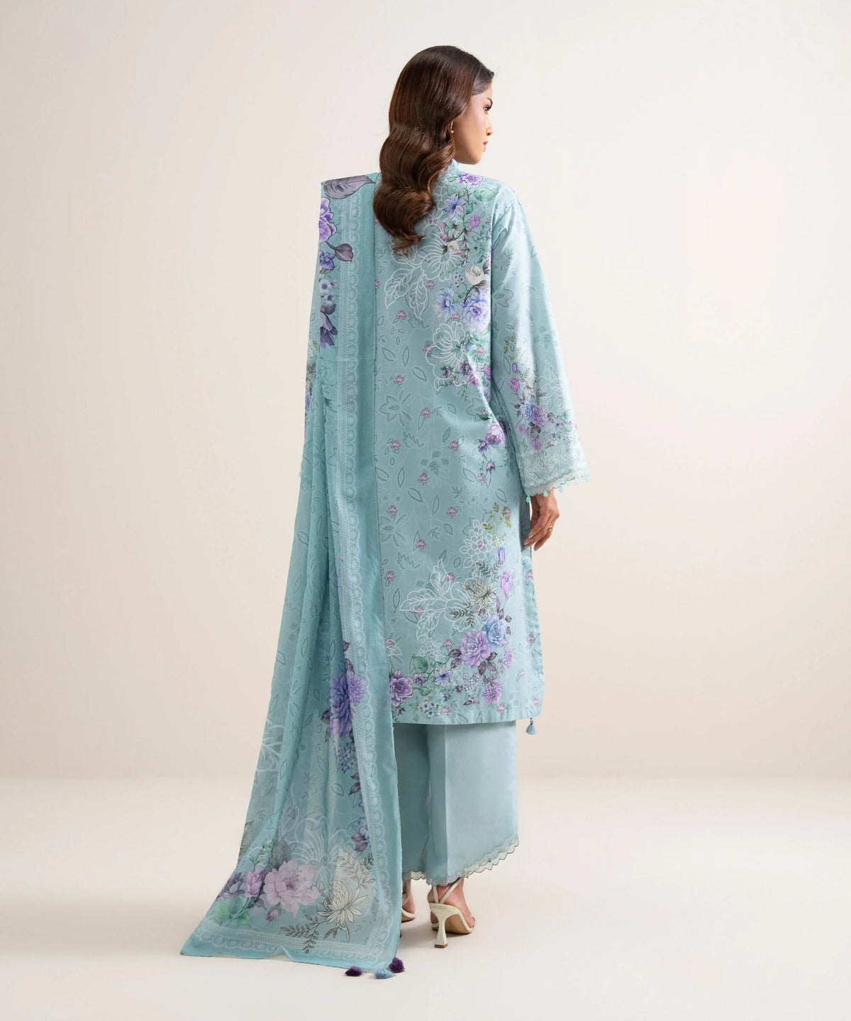 3 Piece - Embroidered Lawn Suit