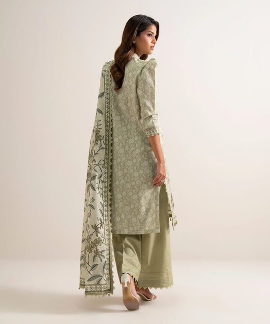 3 Piece - Embroidered Lawn Suit