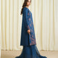 3 Piece - Embroidered Cotton Jacquard Suit