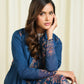 3 Piece - Embroidered Cotton Jacquard Suit