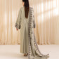 3 Piece - Embroidered Linen Suit