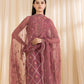 3 Piece - Embroidered Twill Suit