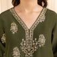 3 Piece - Embroidered Silk Suit
