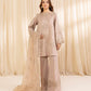 3 Piece - Embroidered Silk Suit
