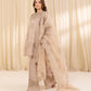 3 Piece - Embroidered Silk Suit