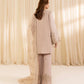 3 Piece - Embroidered Silk Suit