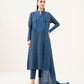 3 Piece - Embroidered Cotton Suit