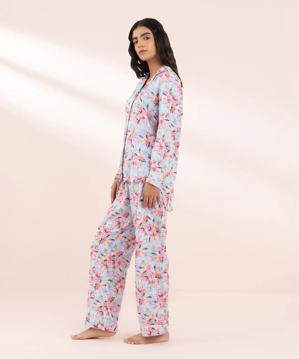Printed Viscose PJ Set