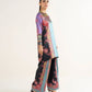 2 Piece - Printed Silk Suit