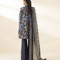 2 Piece - Embroidered Cotton Suit