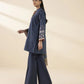 2 Piece - Embroidered Crosshatch Suit