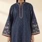 2 Piece - Embroidered Crosshatch Suit
