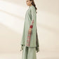 2 Piece - Embroidered Crosshatch Suit