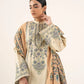 2 Piece - Embroidered Cotton Suit