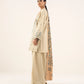 2 Piece - Embroidered Cotton Suit