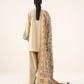 2 Piece - Embroidered Cotton Suit