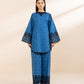 2 Piece - Embroidered Cambric Suit