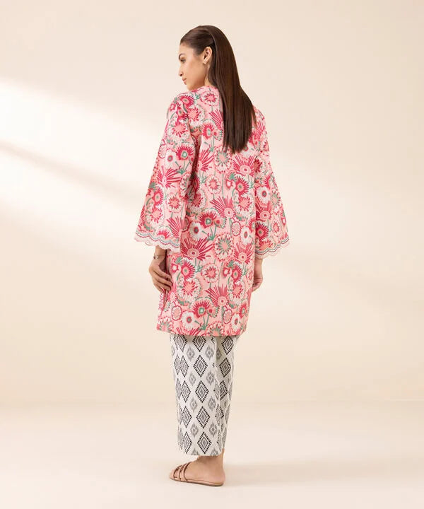 2 Piece - Embroidered Lawn Suit
