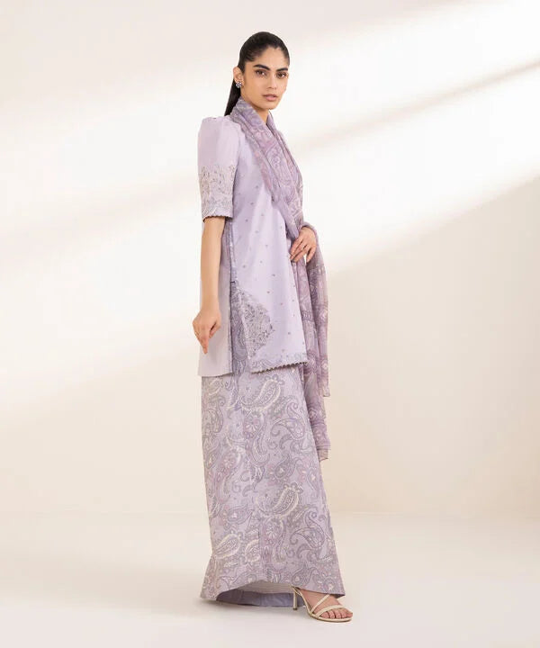 3 Piece - Embroidered Lawn Suit