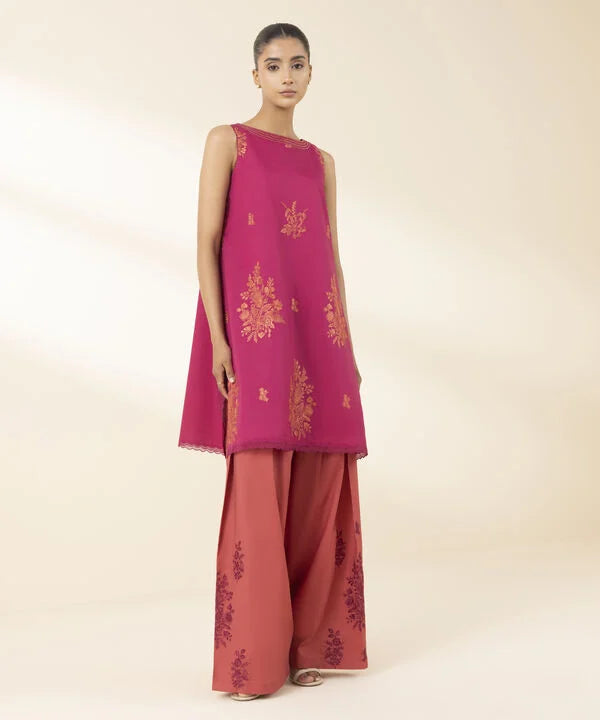 2 Piece - Embroidered Lawn Suit
