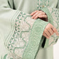 2 Piece - Embroidered Linen Suit