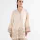 2 Piece - Embroidered Linen Suit