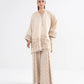 2 Piece - Embroidered Linen Suit