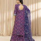 3 Piece - Embroidered Silk Suit