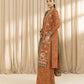 3 Piece - Embroidered Raw Silk Suit