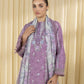 3 Piece - Embroidered Cotton Jacquard Suit