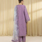 3 Piece - Embroidered Cotton Jacquard Suit