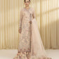 3 Piece - Embroidered Organza Suit