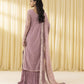 3 Piece - Embroidered Net Suit