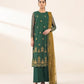 3 Piece - Embroidered Net Suit