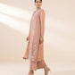 3 Piece - Embroidered Chiffon Suit