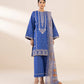 3 Piece - Embroidered Crosshatch Suit