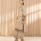 3 Piece - Embroidered Cotton Net Suit