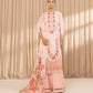 3 Piece - Embroidered Cotton Net Suit