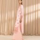 3 Piece - Embroidered Cotton Net Suit