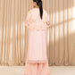 3 Piece - Embroidered Cotton Net Suit