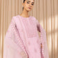 3 Piece - Embroidered Net Suit
