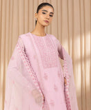 3 Piece - Embroidered Net Suit