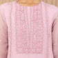 3 Piece - Embroidered Net Suit