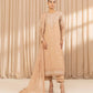 3 Piece - Embroidered Net Suit