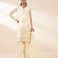 3 Piece - Embroidered Chiffon Suit