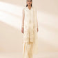 3 Piece - Embroidered Chiffon Suit