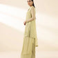 3 Piece - Embroidered Chiffon Suit