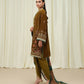 3 Piece - Embroidered Velvet Suit