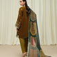 3 Piece - Embroidered Velvet Suit