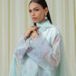 3 Piece - Embroidered Organza Suit